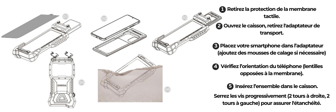 Guide d'utilisation du Divevolk Seatouch 4 max plus